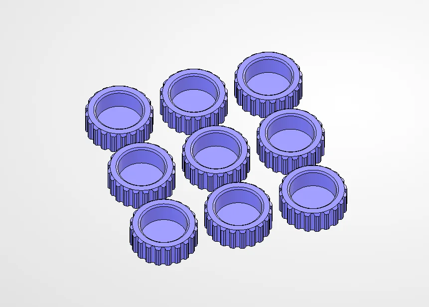Concept set of small reusable feeding cups